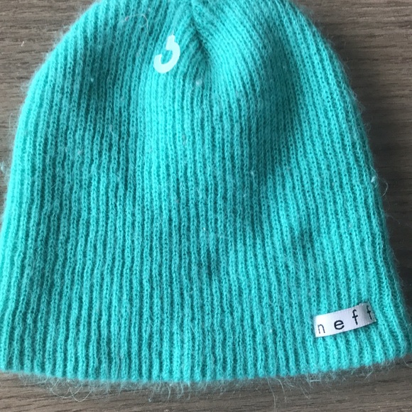 Neff Turquoise Beanie Hot Sox Skull Socks - Picture 4 of 6